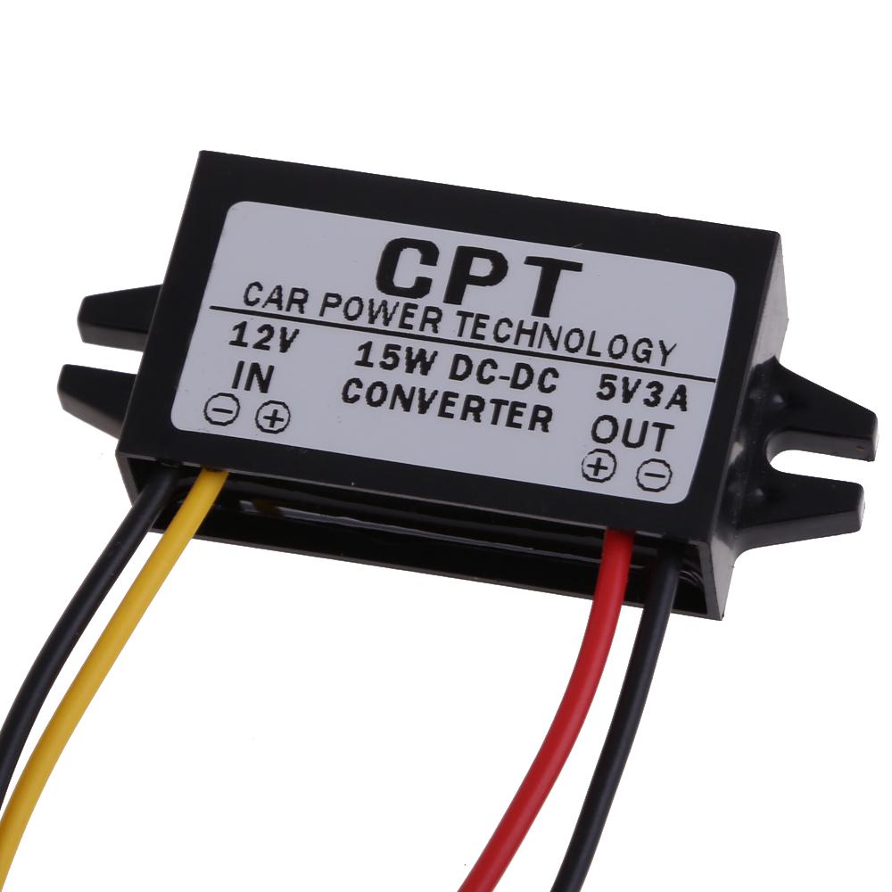 CPT voltage converter for car 12V to 5V –  – At least