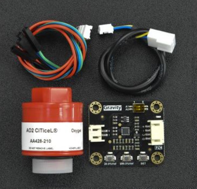 DFROBOT Schwerkraft: O2-Sauerstoffsensor 0-100 % I2C –  –  Zumindest der Arduino-Shop