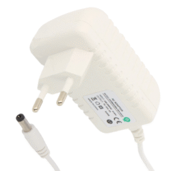 Napájací adaptér 24V, 0.5 A, 12W, biely POS POSB24050A-WH
